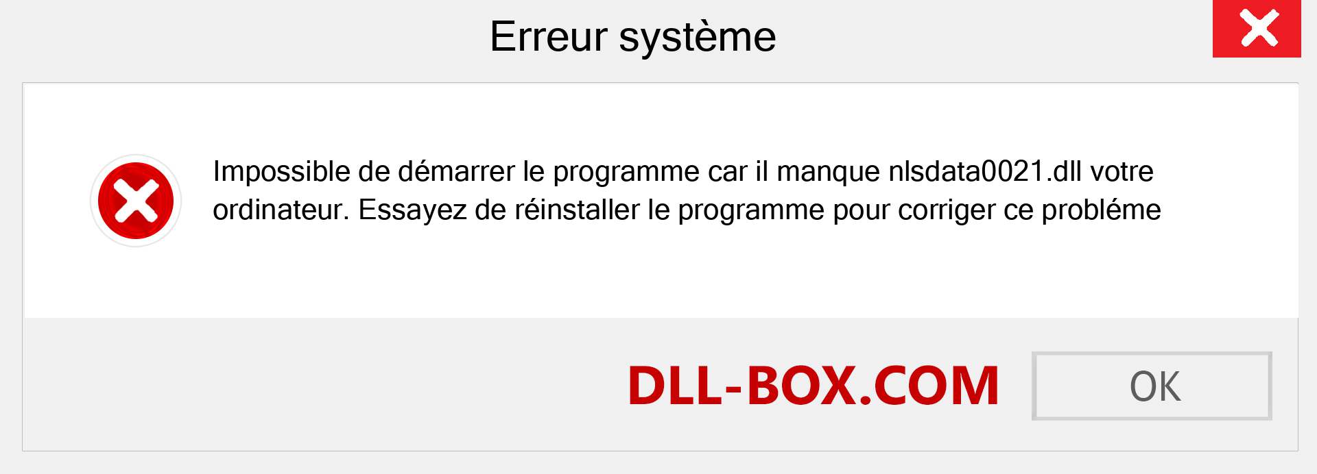 Le fichier nlsdata0021.dll est manquant ?. Télécharger pour Windows 7, 8, 10 - Correction de l'erreur manquante nlsdata0021 dll sur Windows, photos, images